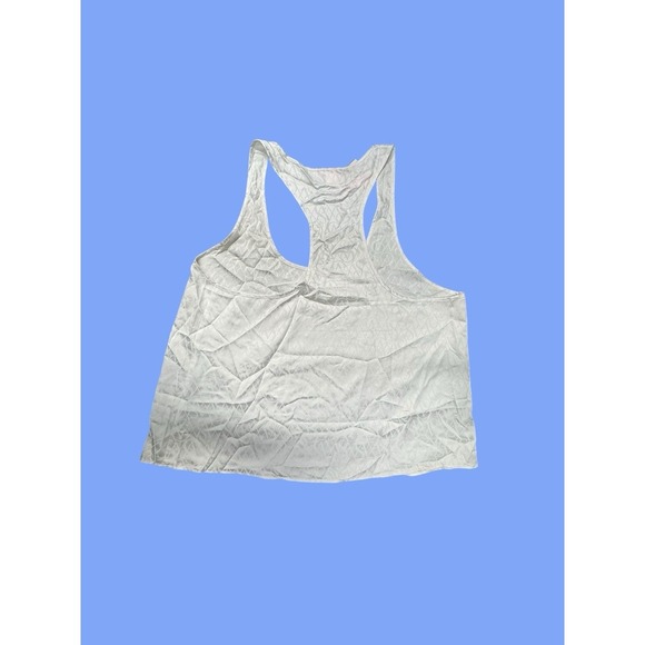 Victoria's Secret Satin Racerback Tank Top & Bottom White Logo NWT  Size L /XL - Picture 3 of 13